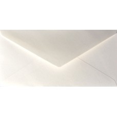 ENVELOPES 110x220mm DL 120gsm METALLIC PEARL WHITE PAPICOLOR