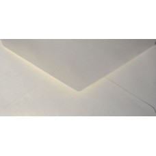 ENVELOPES 110x220mm DL 120gsm METALLIC IVORY PAPICOLOR