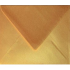 ENVELOPES 160x160mm SQUARE 120gsm METALLIC PEARL GOLD PAPICOLOR