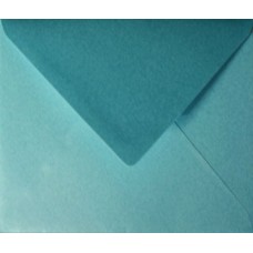 ENVELOPES 160x160mm SQUARE 120gsm METALLIC TURQUOISE PAPICOLOR