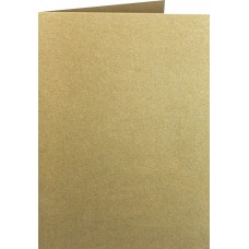 CARDS FOLDED A6 105x148mm 250gsm METALLIC GOLD PAPICOLOR