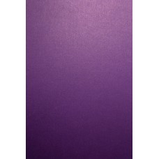 CARDS FOLDED A6 105x148mm 250gsm METALLIC PURPLE PAPICOLOR