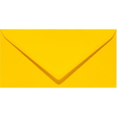ENVELOPES 110x220mm DL 105gsm MATT YELLOW PAPICOLOR