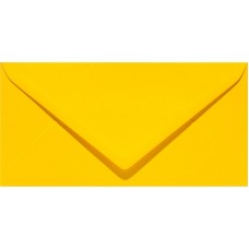 ENVELOPES 110x220mm DL 105gsm MATT YELLOW PAPICOLOR