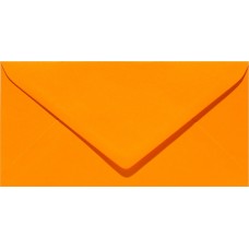 ENVELOPES 110x220mm DL 105gsm MATT ORANGE PAPICOLOR