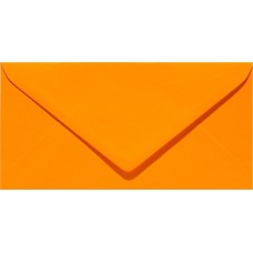 ENVELOPES 110x220mm DL 105gsm MATT ORANGE PAPICOLOR