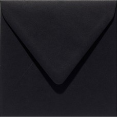 ENVELOPES 160x160mm SQUARE 105gsm MATT BLACK PAPICOLOR