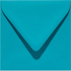 ENVELOPES 160x160mm SQUARE 105gsm MATT TURQUOISE PAPICOLOR