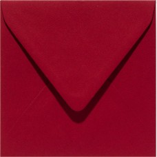 ENVELOPES 160x160mm SQUARE 105gsm MATT XMAS RED PAPICOLOR