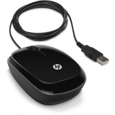 HP X1200 Black 3-Button Optical Mouse (H6E99AA)