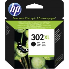 HP 302XL High Yield Black Original Ink Cartridge (F6U68AE)