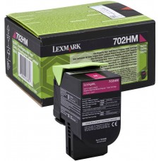 Lexmark Original High Capacity Magenta 702HM Laser Toner Cartridge (70C2HM0)