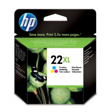 HP 22XL High Yield Tri-color Original Ink Cartridge (C9352CE)